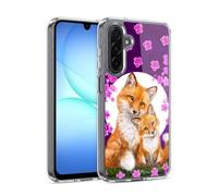 Head Case Designs sous Licence Officielle Kayomi Harai Mère Et Bébé Fox Animaux Et Fantaisie Coque en Gel [Protection de Qualité Militaire] Compatible avec Samsung Galaxy A17 4G / 5G
