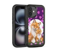 Head Case Designs sous Licence Officielle Kayomi Harai Mère Et Bébé Fox Animaux Et Fantaisie Étui Antichoc Ultra-Blindé Compatible avec Apple iPhone 16