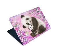 Head Case Designs sous Licence Officielle Kayomi Harai Panda Maman et Bébé Art Graphique Vinyle Autocollant Peau Autocollant Couverture Compatible avec Apple MacBook Air 15" M2 2023
