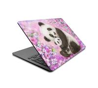 Head Case Designs sous Licence Officielle Kayomi Harai Panda Maman et Bébé Art Graphique Vinyle Autocollant Peau Autocollant Compatible avec MacBook Air 13.6" A2681/A3113/A3240 2022/2024/2025
