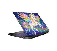 Head Case Designs sous Licence Officielle Kayomi Harai Pégase Arc-en-Ciel Fantaisie Magique Vinyle Autocollant Peau Autocollant Couverture Compatible avec HP Pavilion 15.6" 15-dk0047TX