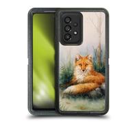 Head Case Designs sous Licence Officielle Kayomi Harai Renard Beauté des Bois Art Graphique Étui Antichoc Ultra-Blindé Compatible avec Samsung Galaxy A53 5G (2022)