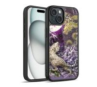 Head Case Designs sous Licence Officielle Kayomi Harai Tigre Et Dragon D'asie Animaux Et Fantaisie Coque en Gel renforcée [Protection de Qualité Militaire] Compatible avec Apple iPhone 15