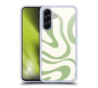 Head Case Designs sous Licence Officielle Kierkegaard Design Studio Crème Légère À La Sauge Modern Swirl Art Coque en Gel [Protection de Qualité Militaire] Compatible avec Samsung Galaxy A56 5G
