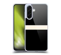 Head Case Designs sous Licence Officielle Kierkegaard Design Studio Crème Noire Minimaliste À Rayures Art Coque en Gel [Protection de Qualité Militaire] Compatible avec Samsung Galaxy A36 5G