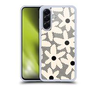 Head Case Designs sous Licence Officielle Kierkegaard Design Studio Daisy Black Cream Dots Check Motifs Abstraits Rétro Coque en Gel [Qualité Militaire] Compatible avec Samsung Galaxy A56 5G