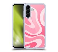 Head Case Designs sous Licence Officielle Kierkegaard Design Studio Modern Liquid Swirl Candy Pink Art Coque en Gel [Protection de Qualité Militaire] Compatible avec Samsung Galaxy A56 5G