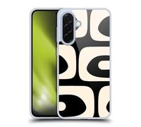 Head Case Designs sous Licence Officielle Kierkegaard Design Studio Modern Piquet Black Cream Motifs Abstraits Rétro Coque en Gel [Qualité Militaire] Compatible avec Samsung Galaxy A36 5G