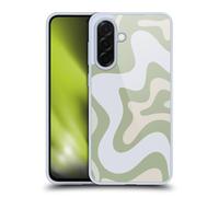 Head Case Designs sous Licence Officielle Kierkegaard Design Studio Sauge Abstraite Retro Swirl Art Coque en Gel [Protection de Qualité Militaire] Compatible avec Samsung Galaxy A36 5G