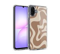 Head Case Designs Sous Licence Officielle Kierkegaard Design Studio Tourbillon Beige Laiteux Motifs Abstraits Rétro Coque En Gel [Protection de Qualité Militaire] Compatible avec Samsung Galaxy A07 4G