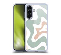 Head Case Designs sous Licence Officielle Kierkegaard Design Studio Tourbillon De Sauge en Céladon Motifs Abstraits Rétro Coque en Gel [Qualité Militaire] Compatible avec Samsung Galaxy A56 5G