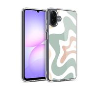 Head Case Designs sous Licence Officielle Kierkegaard Design Studio Tourbillon De Sauge en Céladon Motifs Abstraits Rétro Coque en Gel [Qualité Militaire] Compatible avec Samsung Galaxy A07 4G