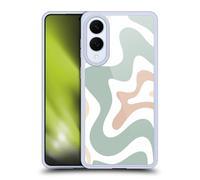 Head Case Designs sous Licence Officielle Kierkegaard Design Studio Tourbillon De Sauge en Céladon Motifs Abstraits Rétro Coque en Gel [Qualité Militaire] Compatible avec Samsung Galaxy S25 Edge