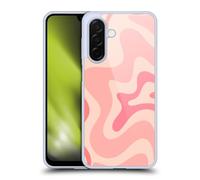 Head Case Designs sous Licence Officielle Kierkegaard Design Studio Tourbillon Liquide Rose Tendre Motifs Abstraits Rétro Coque en Gel [Qualité Militaire] Compatible avec Samsung Galaxy A26 5G