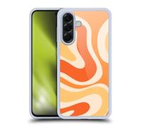 Head Case Designs Sous Licence Officielle Kierkegaard Design Studio Tourbillon Orange Et Mandarine Moderne Motifs Abstraits Rétro Coque En Gel [Qualité Militaire] Compatible avec Samsung Galaxy A56 5G