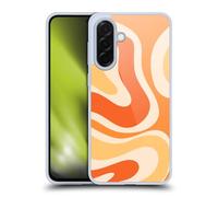 Head Case Designs Sous Licence Officielle Kierkegaard Design Studio Tourbillon Orange Et Mandarine Moderne Motifs Abstraits Rétro Coque En Gel [Qualité Militaire] Compatible avec Samsung Galaxy A36 5G