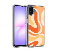 Head Case Designs Sous Licence Officielle Kierkegaard Design Studio Tourbillon Orange Et Mandarine Moderne Motifs Abstraits Rétro Coque En Gel [Qualité Militaire] Compatible avec Samsung Galaxy A07 4G