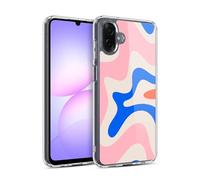 Head Case Designs sous Licence Officielle Kierkegaard Design Studio Tourbillon Rose, Bleu Et Orange Motifs Abstraits Rétro Coque en Gel [Qualité Militaire] Compatible avec Samsung Galaxy A07 4G