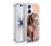 Head Case Designs sous Licence Officielle Laurie Prindle Esprit Guerrier Cheval de Fantaisie Coque en Gel [Protection de Qualité Militaire] Compatible avec Apple iPhone 17 Et Compatible avec MagSafe