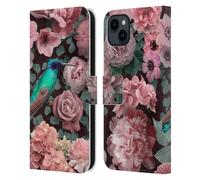 Head Case Designs sous Licence Officielle LebensArt Romance avec Les Colibris Mixer l'art Étui Portefeuille en Cuir Compatible avec Apple iPhone 15 Plus