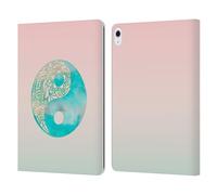 Head Case Designs sous Licence Officielle LebensArt Yin Yang Designs Assortis Étui Portefeuille en Cuir Compatible avec Apple iPad Air 13 2024/2025