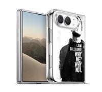 Head Case Designs sous Licence Officielle Liam Gallagher Why Me Graphismes Coque en Gel [Protection de Qualité Militaire] Compatible avec Apple iPhone Duo Et Compatible avec MagSafe