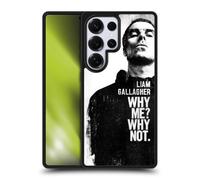 Head Case Designs sous Licence Officielle Liam Gallagher Why Me Graphismes Coque en Gel renforcée [Protection de Qualité Militaire] Compatible avec Samsung Galaxy S25 Ultra