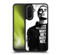 Head Case Designs sous Licence Officielle Liam Gallagher Why Me Graphismes Coque en Gel renforcée [Protection de Qualité Militaire] Compatible avec Samsung Galaxy A36 5G