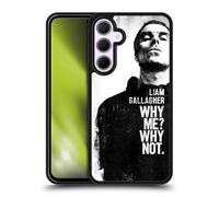 Head Case Designs sous Licence Officielle Liam Gallagher Why Me Graphismes Coque en Gel renforcée [Protection de Qualité Militaire] Compatible avec Samsung Galaxy A35 5G