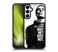 Head Case Designs sous Licence Officielle Liam Gallagher Why Me Graphismes Coque en Gel renforcée [Protection de Qualité Militaire] Compatible avec Samsung Galaxy A16 5G