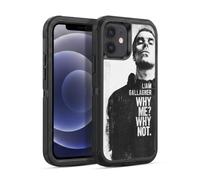 Head Case Designs sous Licence Officielle Liam Gallagher Why Me Graphismes Étui Antichoc Ultra-Blindé Compatible avec Apple iPhone 12 / iPhone 12 Pro