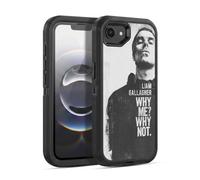 Head Case Designs sous Licence Officielle Liam Gallagher Why Me Graphismes Étui Antichoc Ultra-Blindé Compatible avec Apple iPhone 16e / iPhone 17e