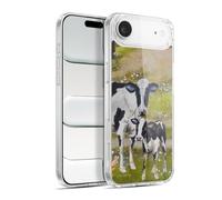 Head Case Designs sous Licence Officielle Lisa Sparling Deux Vaches Créatures Coque en Gel [Protection de Qualité Militaire] Compatible avec Apple iPhone 17 Air Et Compatible avec MagSafe