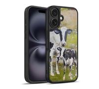 Head Case Designs sous Licence Officielle Lisa Sparling Deux Vaches Créatures Coque en Gel renforcée [Protection de Qualité Militaire] Compatible avec Apple iPhone 16