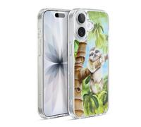 Head Case Designs sous Licence Officielle Lisa Sparling Les Paresseux Plus Mignons Créatures Coque en Gel [Protection de Qualité Militaire] Compatible avec Apple iPhone 17 Et Compatible avec MagSafe