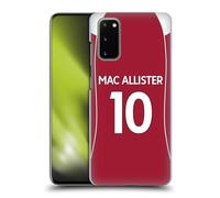 Head Case Designs sous Licence Officielle Liverpool Football Club Alexis Mac Allister 2025/26 Joueurs Maillot Domicile 1er Groupe Coque Dure pour l'arrière Compatible avec Samsung Galaxy S20 / S20 5G