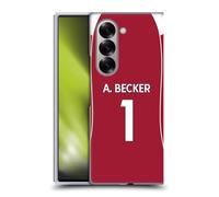 Head Case Designs sous Licence Officielle Liverpool Football Club Alisson Becker 2025/26 Joueurs Maillot Domicile 1er Groupe Coque Dure pour l'arrière Compatible avec Samsung Galaxy Z Fold6