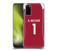 Head Case Designs sous Licence Officielle Liverpool Football Club Alisson Becker 2025/26 Joueurs Maillot Domicile 1er Groupe Coque Dure pour l'arrière Compatible avec Samsung Galaxy S20 / S20 5G