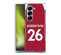 Head Case Designs sous Licence Officielle Liverpool Football Club Andy Robertson 2025/26 Joueurs Maillot Domicile 2e Groupe Coque Dure pour l'arrière Compatible avec Samsung Galaxy Z Fold6