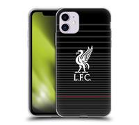 Head Case Designs sous Licence Officielle Liverpool Football Club Blanc sur Noir Kit Liver Bird Coque en Gel [Protection de Qualité Militaire] Compatible avec Apple iPhone 11