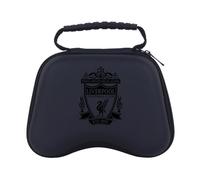 Head Case Designs Sous Licence Officielle Liverpool Football Club Blason Gaufré Logo Graphique Étui De Transport Rigide De Voyage compatible avec PS5 DualSense & Xbox Controller