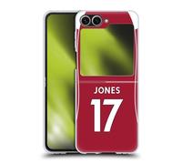 Head Case Designs sous Licence Officielle Liverpool Football Club Curtis Jones 2025/26 Joueurs Maillot Domicile 2e Groupe Coque Dure pour l'arrière Compatible avec Samsung Galaxy Z Flip6