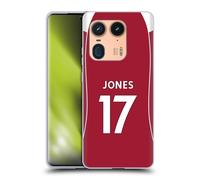 Head Case Designs sous Licence Officielle Liverpool Football Club Curtis Jones 2025/26 Players Home Kit 2nd Group Coque en Gel [Qualité Militaire] Compatible avec Motorola Edge 50 Ultra/X50 Ultra