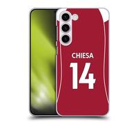 Head Case Designs sous Licence Officielle Liverpool Football Club Federico Chiesa 2025/26 Joueurs Maillot Domicile 1er Groupe Coque Dure pour l'arrière Compatible avec Samsung Galaxy S23+ 5G