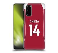 Head Case Designs sous Licence Officielle Liverpool Football Club Federico Chiesa 2025/26 Joueurs Maillot Domicile 1er Groupe Coque Dure pour l'arrière Compatible avec Samsung Galaxy S20 / S20 5G