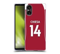 Head Case Designs sous Licence Officielle Liverpool Football Club Federico Chiesa 2025/26 Joueurs Maillot Domicile 1er Groupe Coque en Gel [Qualité Militaire] Compatible avec Sony Xperia 5 V 5G