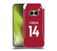 Head Case Designs sous Licence Officielle Liverpool Football Club Federico Chiesa 2025/26 Joueurs Maillot Domicile 1er Groupe Coque en Gel [Qualité Militaire] Compatible avec Nothing Phone (2a)
