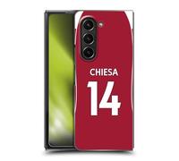Head Case Designs sous Licence Officielle Liverpool Football Club Federico Chiesa 2025/26 Joueurs Maillot Domicile 1er Groupe Coque Dure pour l'arrière Compatible avec Samsung Galaxy Z Fold5