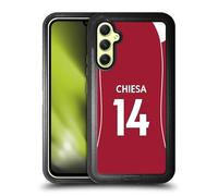 Head Case Designs sous Licence Officielle Liverpool Football Club Federico Chiesa 2025/26 Joueurs Maillot Domicile 1er Groupe Étui Antichoc Ultra-Blindé Compatible avec Samsung Galaxy A34 5G