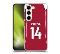 Head Case Designs sous Licence Officielle Liverpool Football Club Federico Chiesa 2025/26 Joueurs Maillot Domicile 1er Groupe Coque Dure pour l'arrière Compatible avec Samsung Galaxy S23 5G